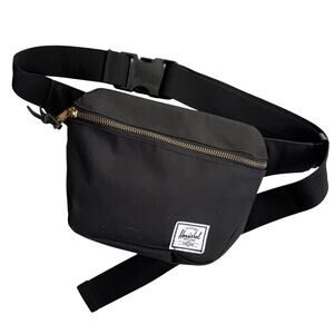 Herschel Supply Co Unisex Black Hip Pack Belt Bag 9x7 Adjustable